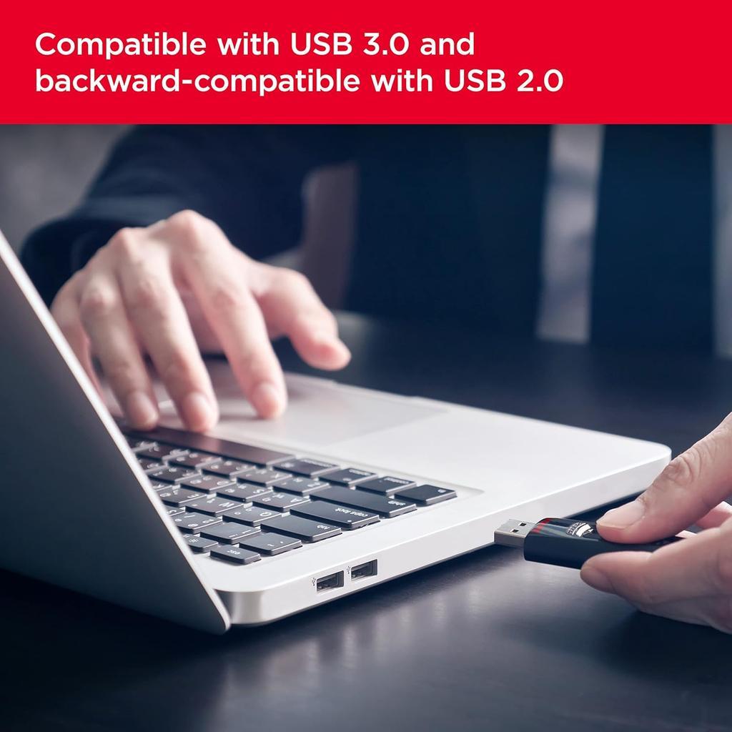 SanDisk 128GB Ultra USB 3.0 Flash Drive 16GB 32GB 64GB 256GB 512GB Original Memory Stick U Disk Pendrive CZ48 Max 130Mb/s for Computer