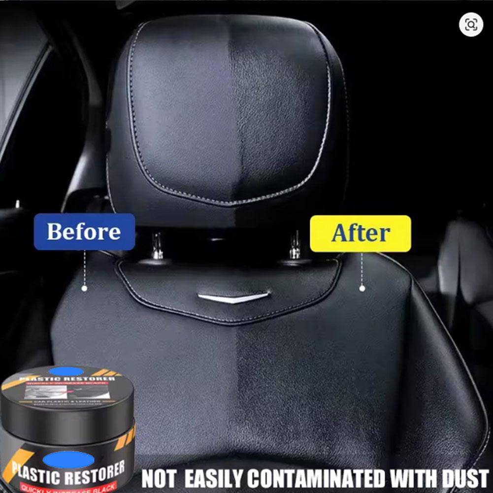 Car Plastic Restorer Back To Black Gloss Auto Interior Leather & Panel Renewal Wax Coating Agent Auto Polish And Repair Coating