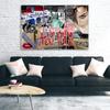 Three Piece Picture Canvas Print New York City Collage Pop Art