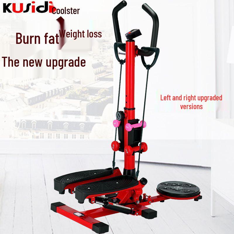 Multifunctional Silent Stepper with Twist Waist and Pull Rope