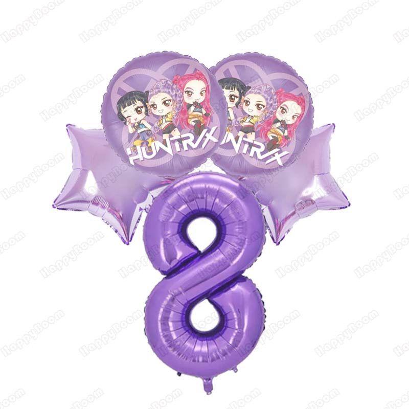 Ομάδα Κυνηγών Μαγισσών Θέμα Πάρτι Σετ Μπαλονιών από Αλουμινόχαρτο Διακόσμηση Πάρτι Γενεθλίων