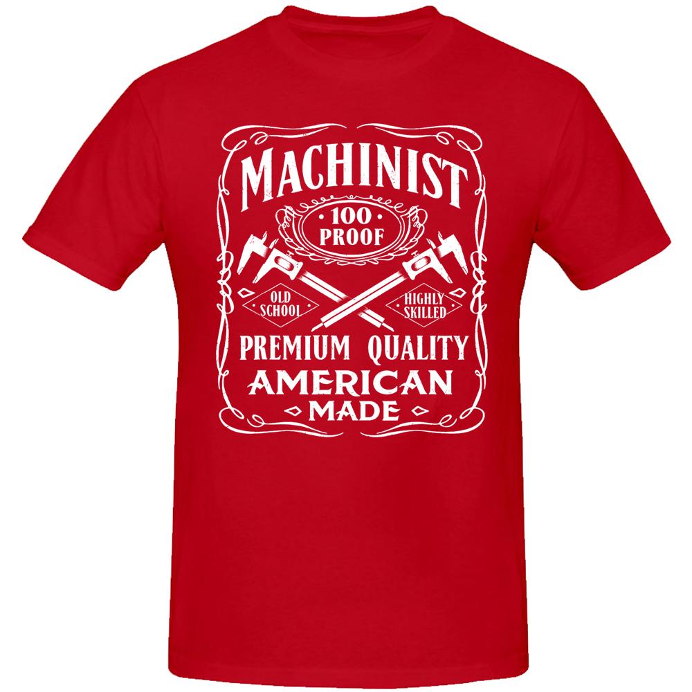 Funny Machinist T Shirts Summer Style Graphic Cotton Streetwear Short Sleeve Machine Operator Engine Driver Gifts T-shirt Men