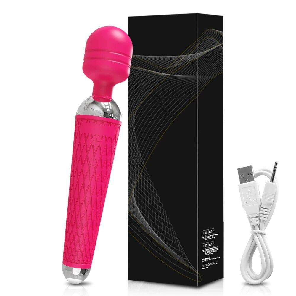 20 Speeds Powerful AV Vibrator Magic-Wand Clitoris Stimulator Sex Toys for Women G Spot Massager Adult Female Erotic Product