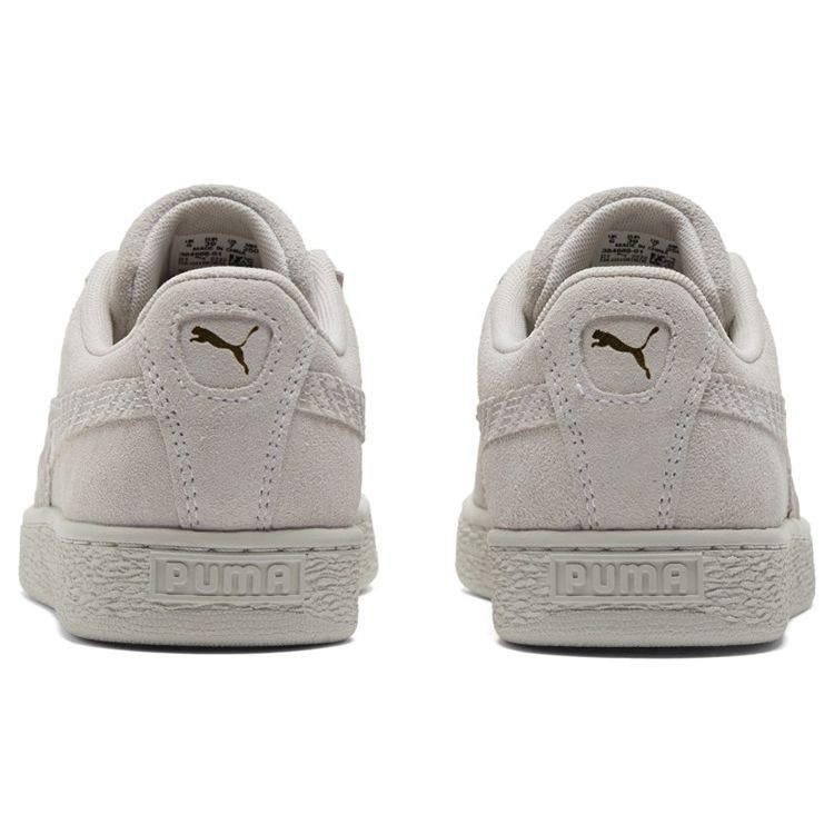 Puma Suede Mono Deboss Leather Retro Casual Low-Top Sneakers Unisex sneakers Gray 384688-01