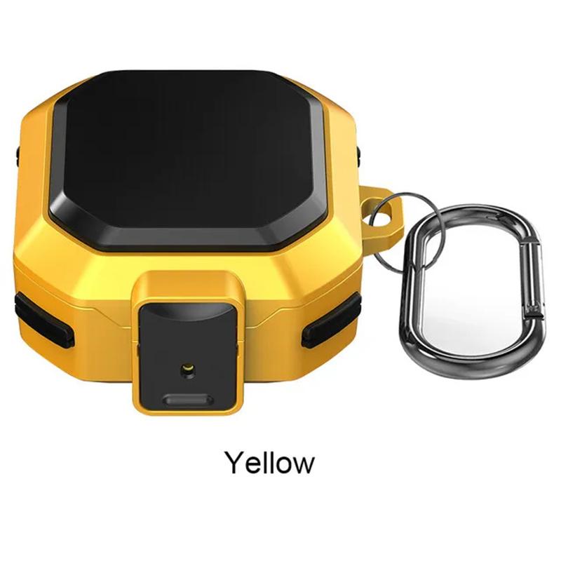 Armor Shockproof Case for Samsung Galaxy Buds 4 / Buds 4 Pro Earbuds Accessories Cover Keychain Switch Earbuds Shell