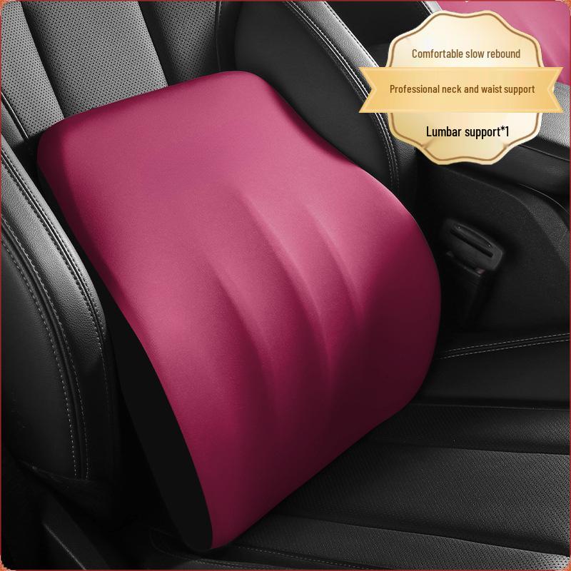 Premium Car Headrest & Lumbar Support Neck Pillow for Driver