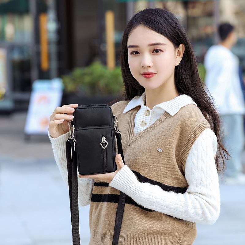 Women's Casual Mobile Phone Bag Fashionable Multifunctional Sports Portable Crossbody Bag Zero Wallet Large Capacity High-quality Shoulder Bag