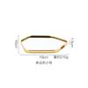 Nordic Oval Golden Mirror Plate Home Decoration Desktop Display Storage Tray Multilateral Geometric Tray Living Room Accessories