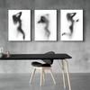 Modern Fashion Abstract Art Printing Canvas Painting Hazy Figure Poster Living Room Corridor Home Decoration Painting Wall No Frame