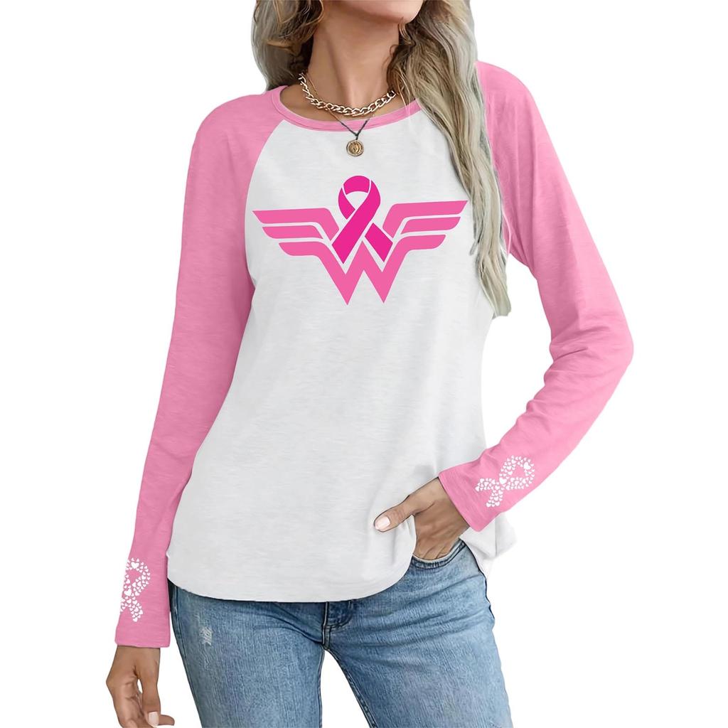 Women's Round Neck Sweatshirt With Ribbon Heart Bow And Letter Print Fashion Top