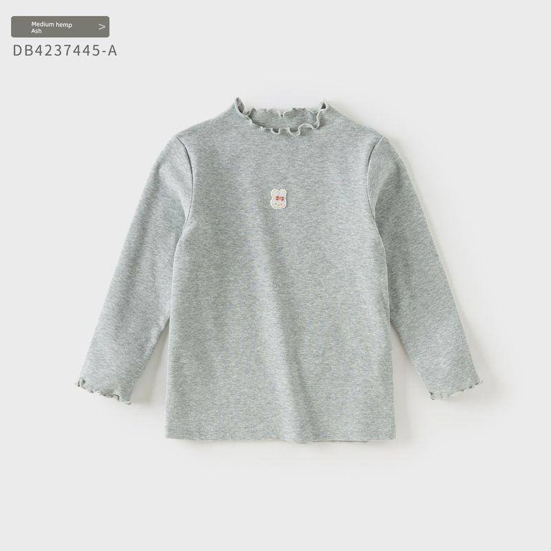 Girl Long Sleeves Baby Inner Wear Blouse Bottoming Shirt