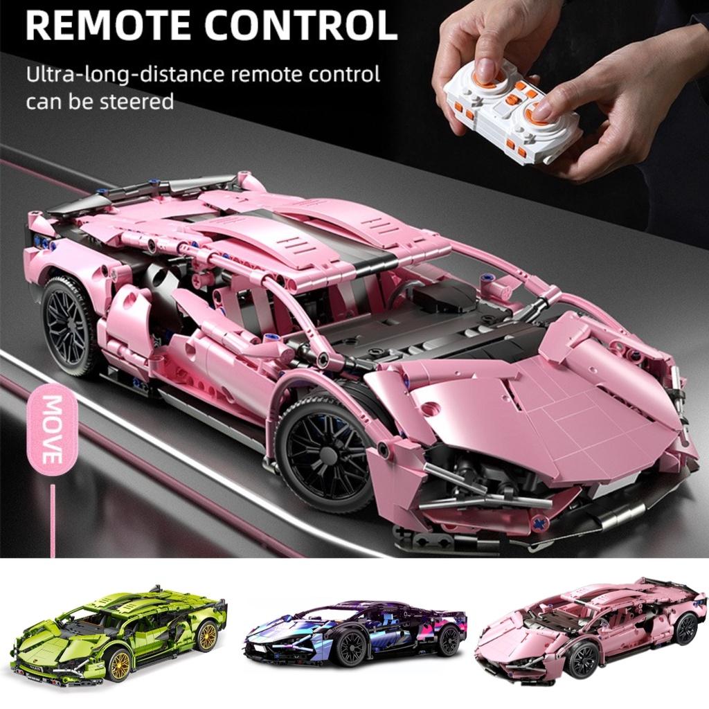 Compatible With Lego Remote Control Racing Car Building Blocks Lamborghini Porsche 911 Foreign Trade Product Assembly Car Model