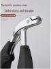 Anti-Splash Bent Head Nail Clippers: Large Opening for Thick, Hard Nails - Home Manicure Tool
