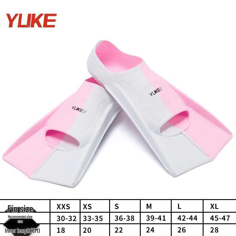 Unisex Silicone Swimming Fins for Adults & Kids - Ideal for Diving, Breaststroke, Freestyle Training
