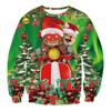 Autumn 3D Christmas Animals Printed Sweatshirts Fashionable Casual Sports Long Sleeved Men's and Women's Unisex Sweatshirts