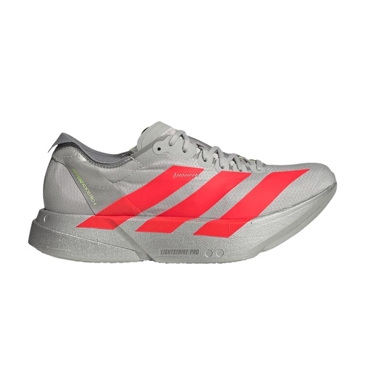 

Adidas Adizero Adios Pro 4 Ekiden Pack женские кроссовки серебристо-серые-два ярко-красных JR6357 38