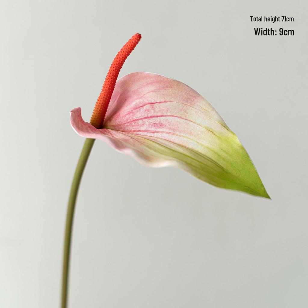 High-End Lumina Anthurium & Calla Lily Artificial Flowers for Home Decor