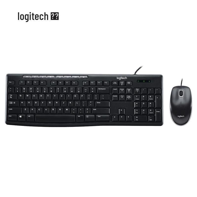 

Logitech MK200 Wired Keyboard and Mouse Combo