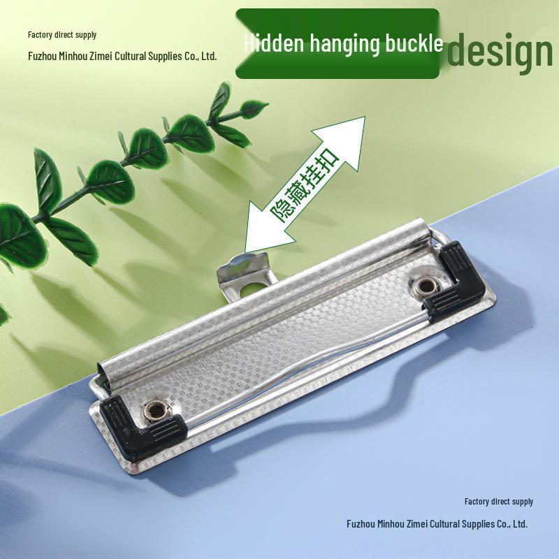 A4 Hardboard Writing Pad Clipboard with Paper Clip - Office Supplies