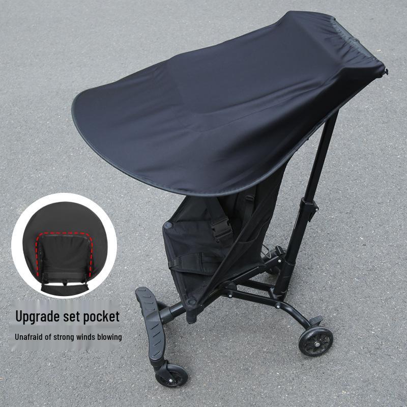 Tettuccio Parasole Universale per Passeggino con Protezione UV - Protezione Solare Estesa per Bambini