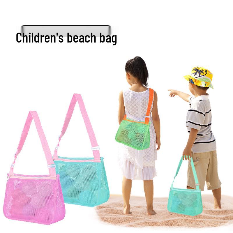 Kids' Travel Beach Toy Mesh Storage Shoulder Bag