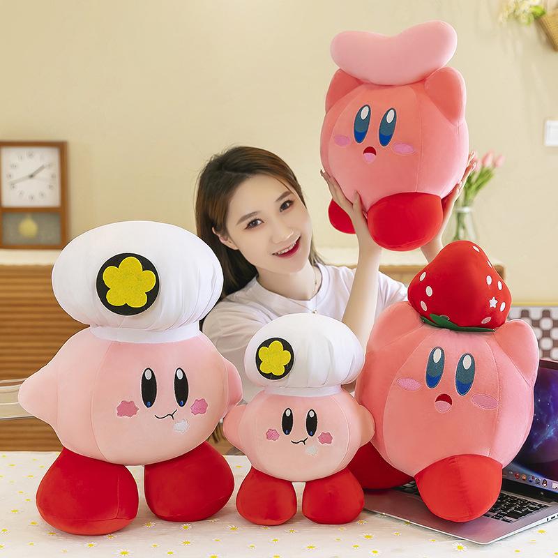 Creative Cartoon Kirby Plush Toy - Children's Star Doll Anime Pillow