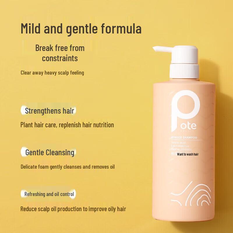 Baitai Ginger Hair Strengthening Shampoo 650ml