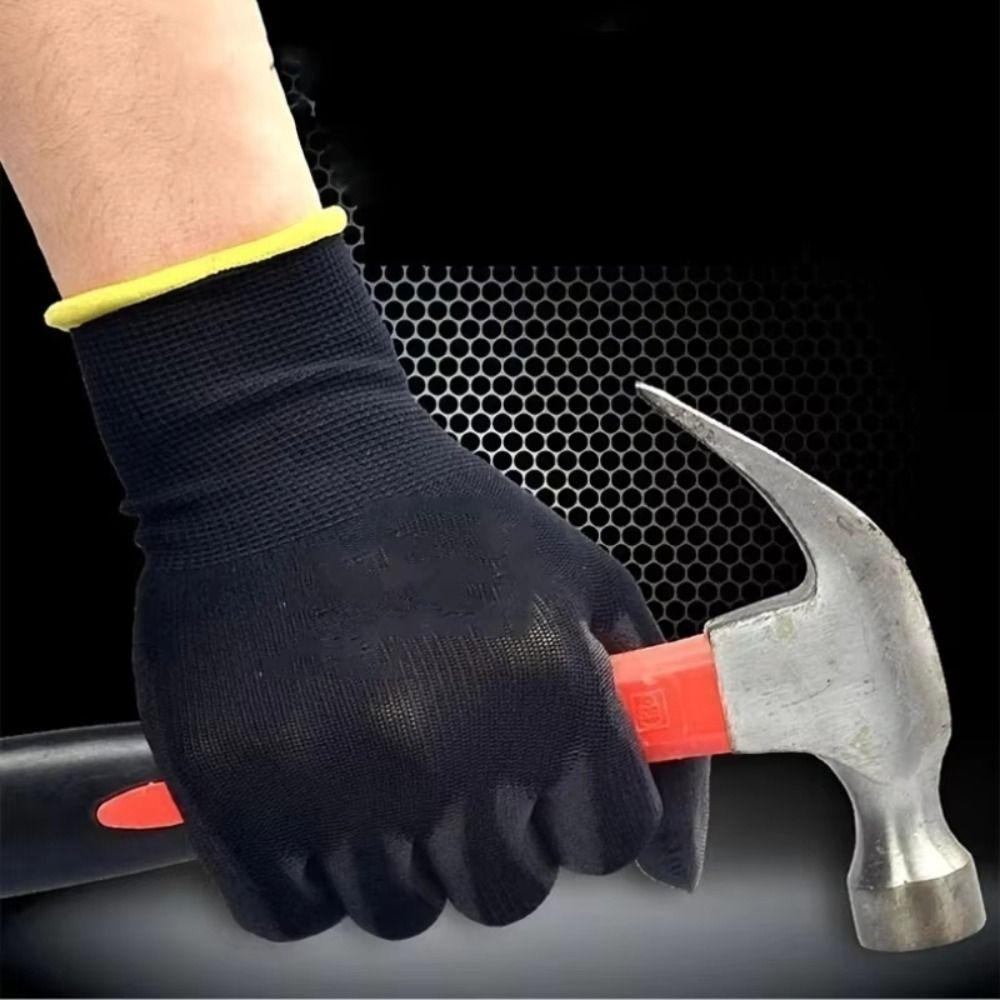 Palm Coated PU Gloves Nylon Repair Special Gloves Worker Supplies Safety Work Gloves  Car Repair