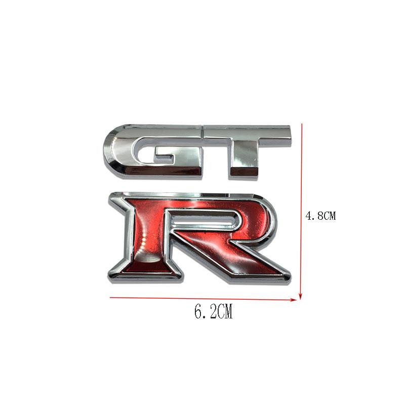 Pegatina Emblema Metálico GTR Calcomanía 350Z 370Z 240SX Accesorios para Coche