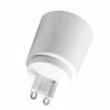 Metal Light Bulb Socket Adapter White Converter Accessories Light Holder  Home