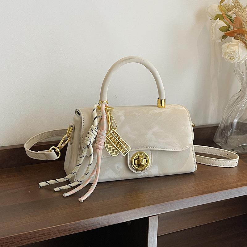 Hand Carry Fashion Small Square Bag Spring and Summer New Simple and Versatile Single Shoulder High-end Casual Women's Bag