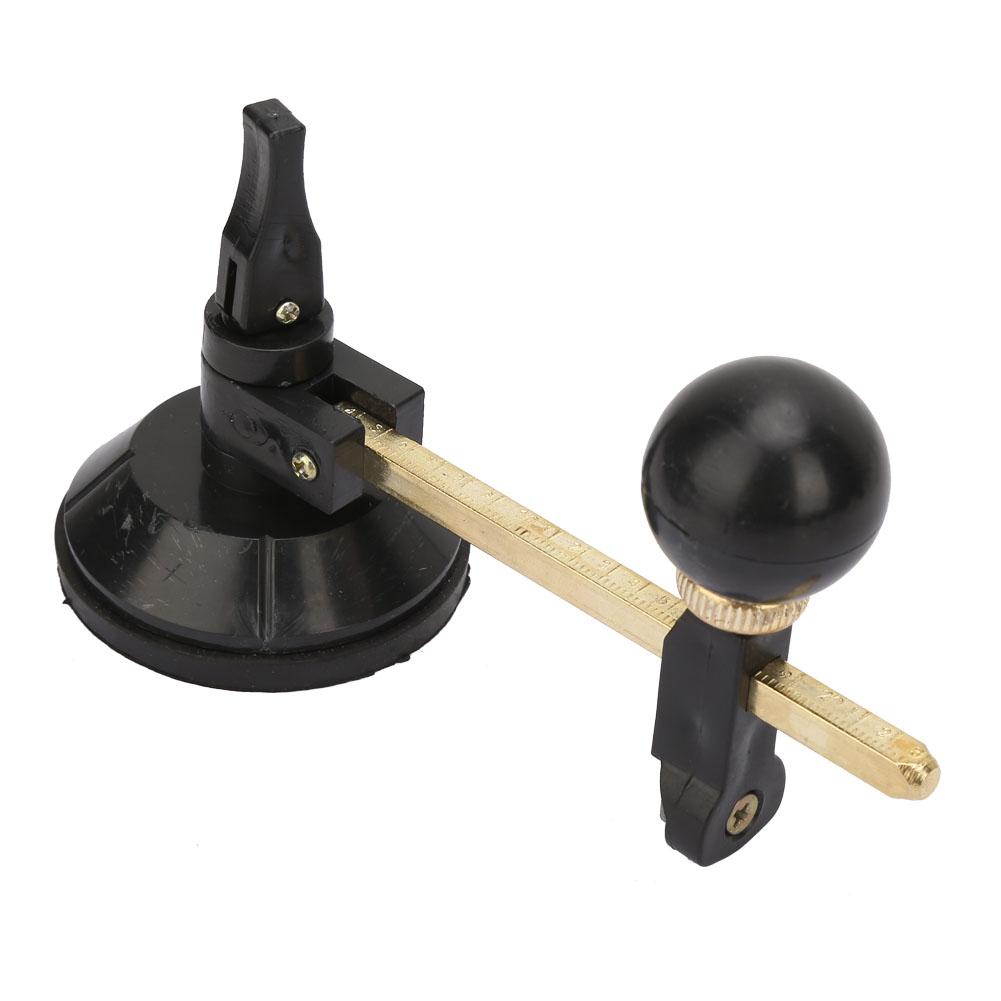 Glass Cutter 6 Wheel Circular Cutting Cutter with Suction Cup (20cm)