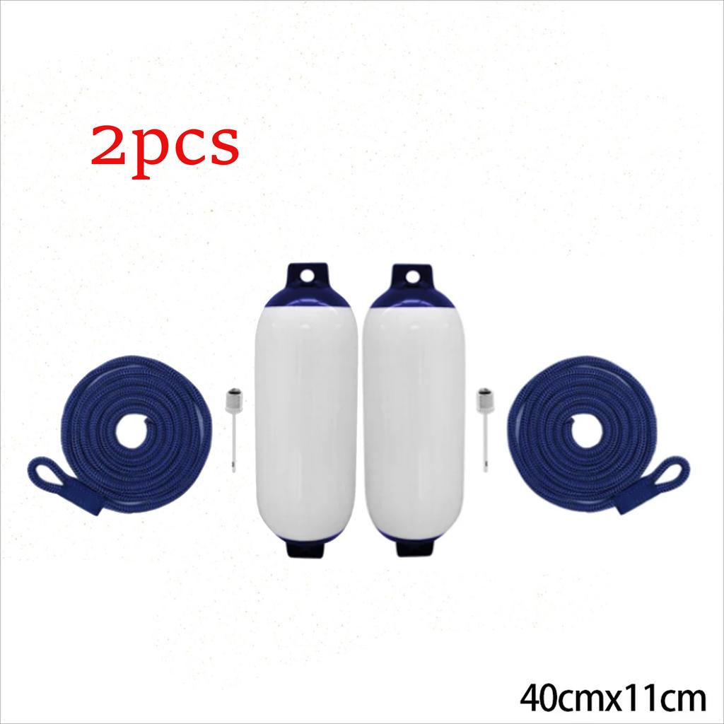 2pcs Boat Inflatable Bumper Fender Marine Bumper Fender Anti-crash Buoy Yacht Docking Mooring Shield Protection