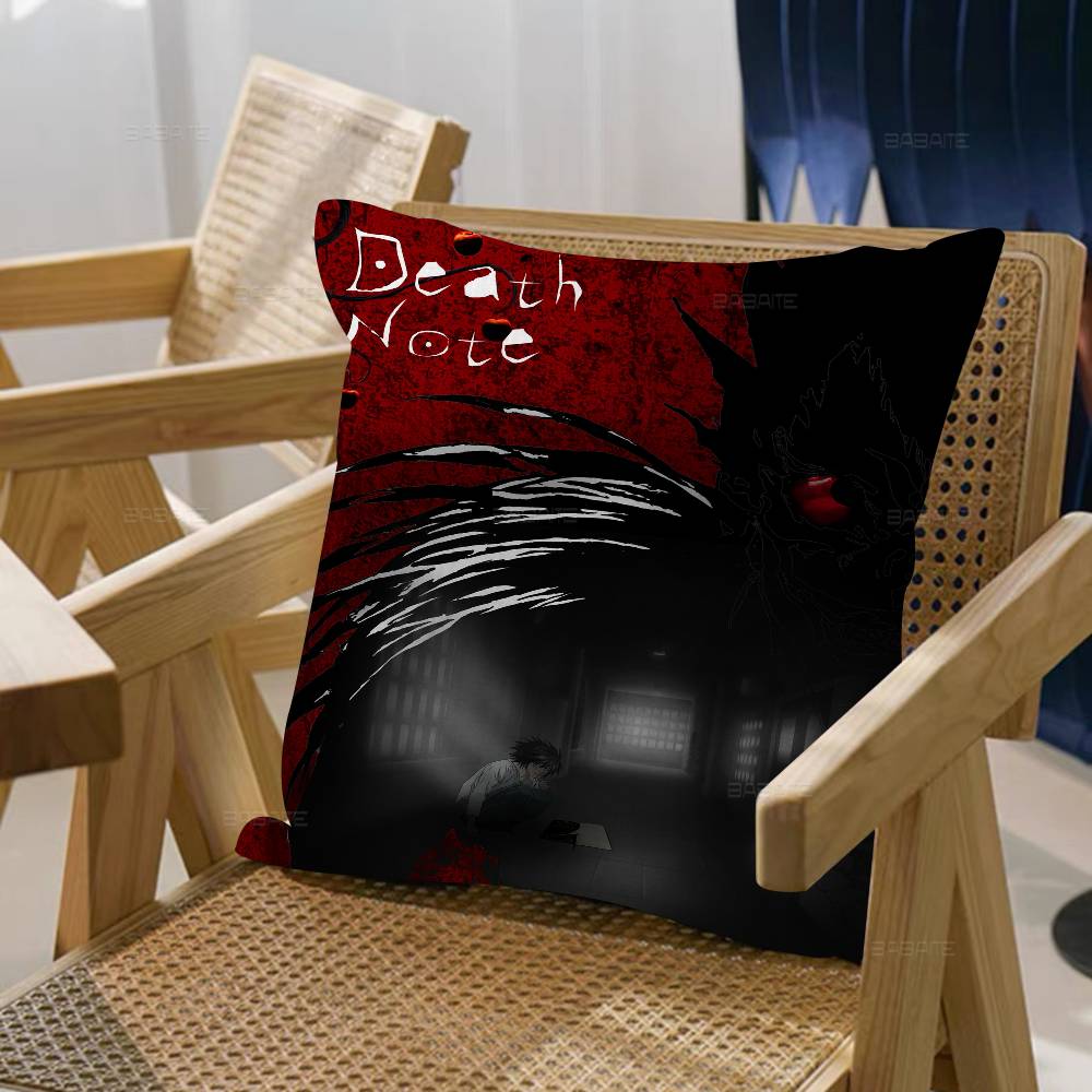 Death Note Anime Pillow Anime Pillow Sofa Bed Head Pillow Cover Cushion Cover 45x45 Cm Fashion