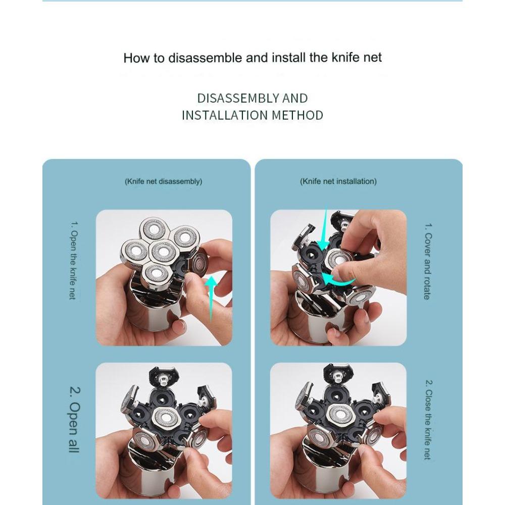 Многофункциональная электрическая бритва — фото 3