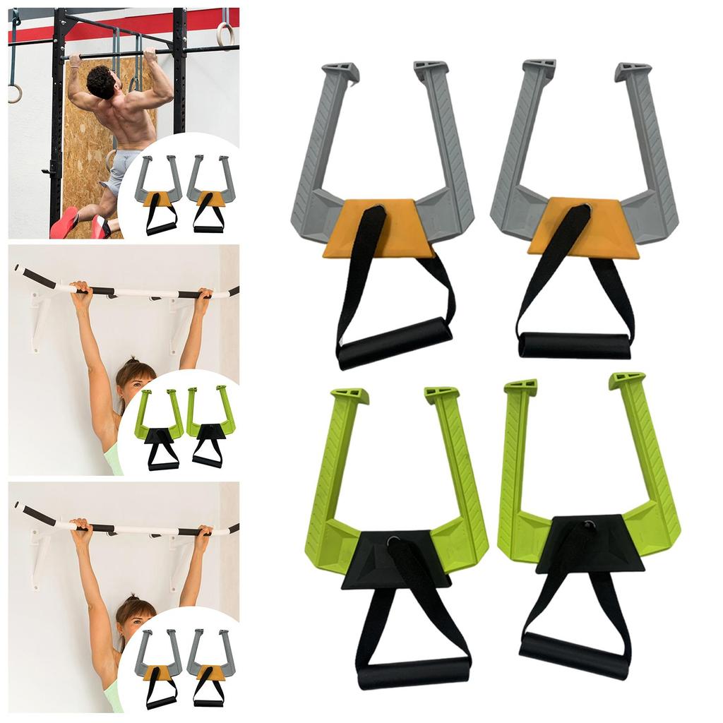 2x Portable Pull up Bar Non Slip Pullup Bar Handles for Hotel Office Workout