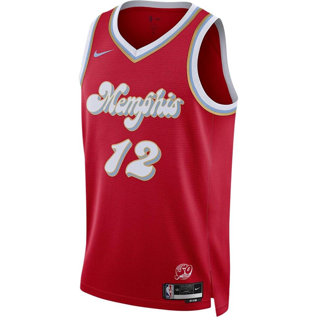 Nike X NBA Memphis Grizzlies Dri-Fit 2024/25 Season City Edition Swingman Comfortable Quick-Dry V-Neck Basketball Jersey Men jersey FQ4347-658