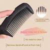 1/2Pcs Anti Dandruff Massage Comb Hollow Tooth Anti Static Anti Tangling Hair Brush Press Anti-Dandruff Oil Cleansing Tool