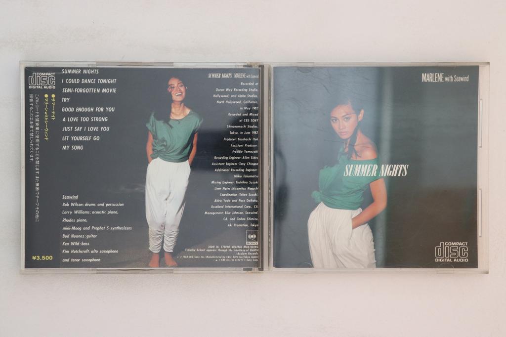 CD MARLENE, SEAWIND - Summer Nights 35DH16 CBS SONY 1983 Japan Japanese Pop/Rock Used