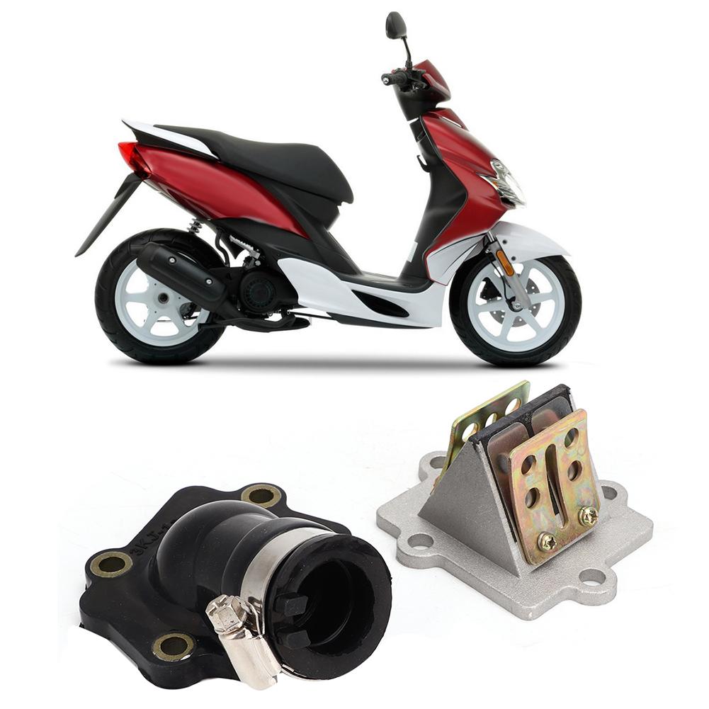 Carburetor Intake Manifold Joint Boot Reed Valve Fit for Yamaha Jog 50 CY50 19922001