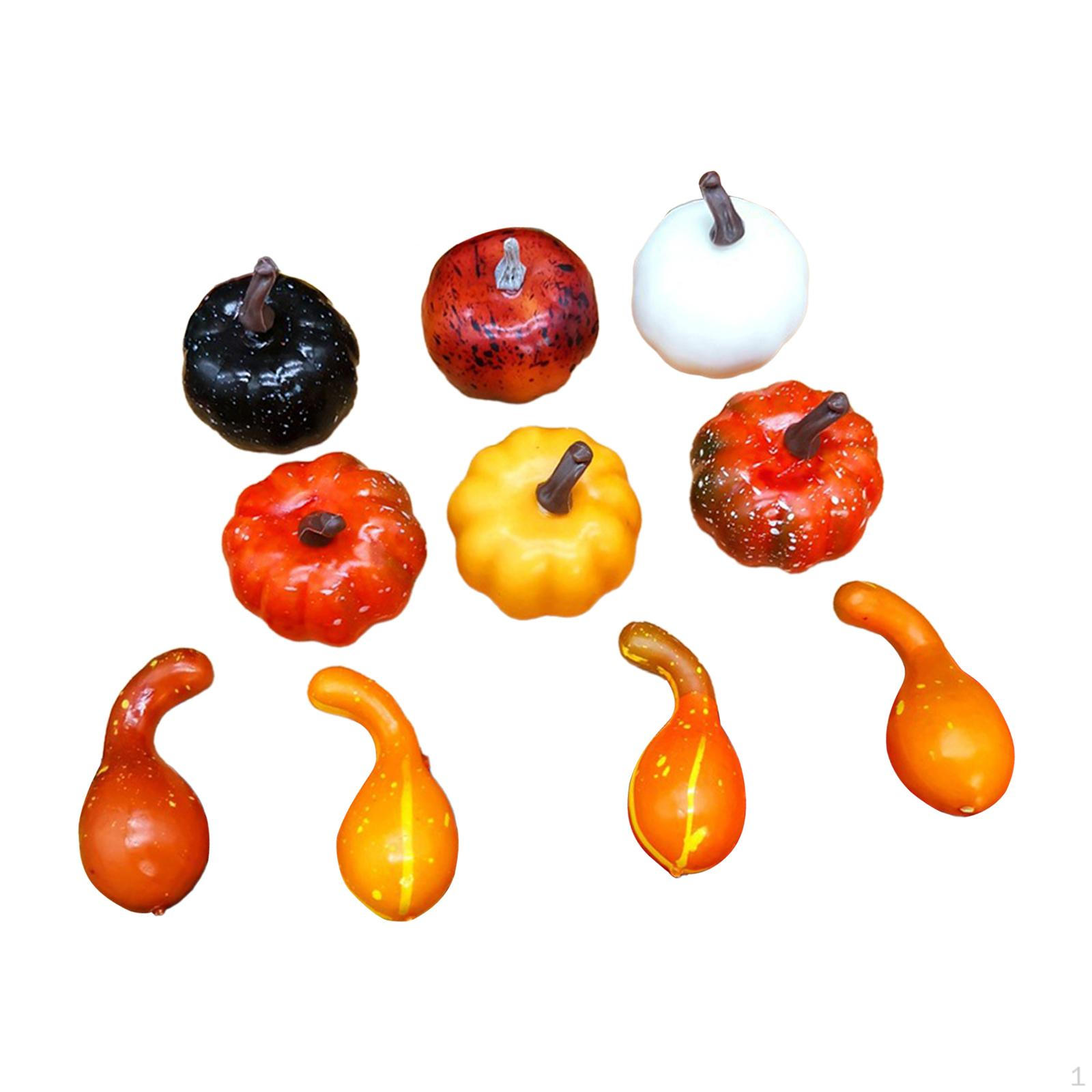 

10 шт. модель поддельных тыкв, искусственные овощи, реквизит для фотографий, реалистичная пена для Хэллоуина своими руками