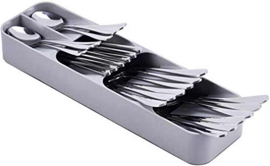 

Kitchen Drawer Organizer Plastic Cutlery Tray Knife Block Holder Tableware Utensils Spoon Fork Knife Drawer Dividers