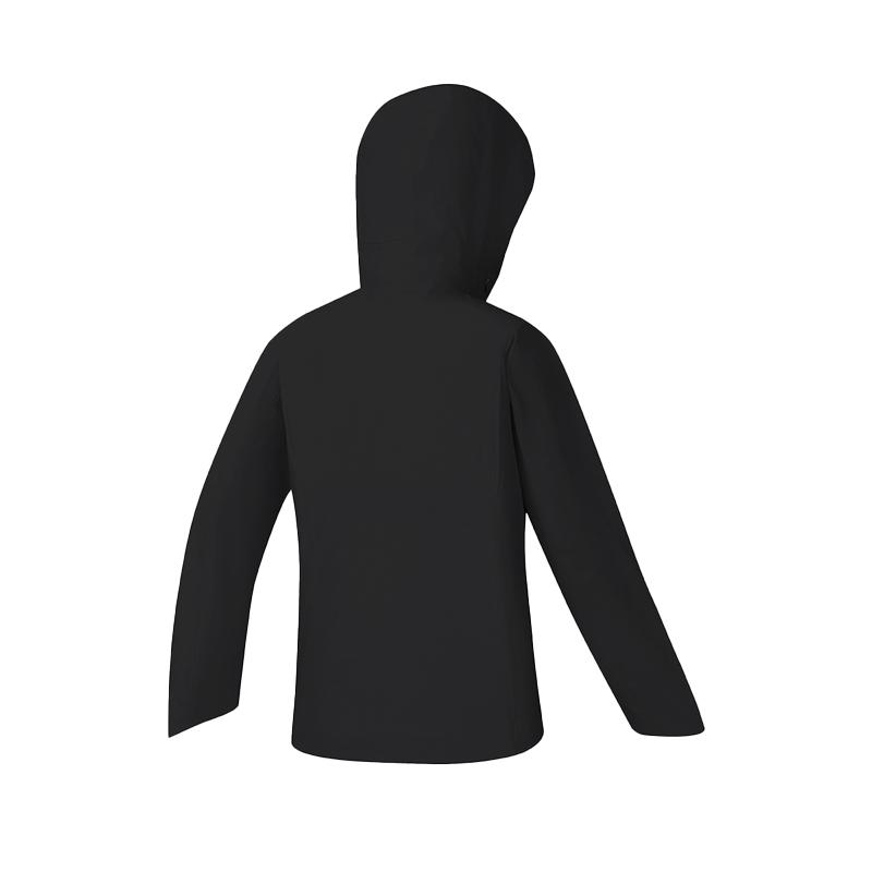 Fila Warm Versatile Hooded Jacket Two-Piece Set Women Tops Deep-Black A11W517706FBK