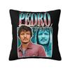 Vintage Bootleg Pedro Pascal Cushion Cover x cm Polyester Velvet Throw Pillow Case For Sofa Chair Home Decoration Pillowslip
