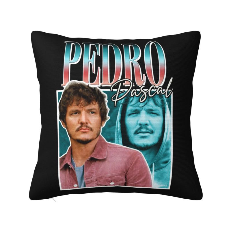Vintage Bootleg Pedro Pascal Cushion Cover x cm Polyester Velvet Throw Pillow Case For Sofa Chair Home Decoration Pillowslip
