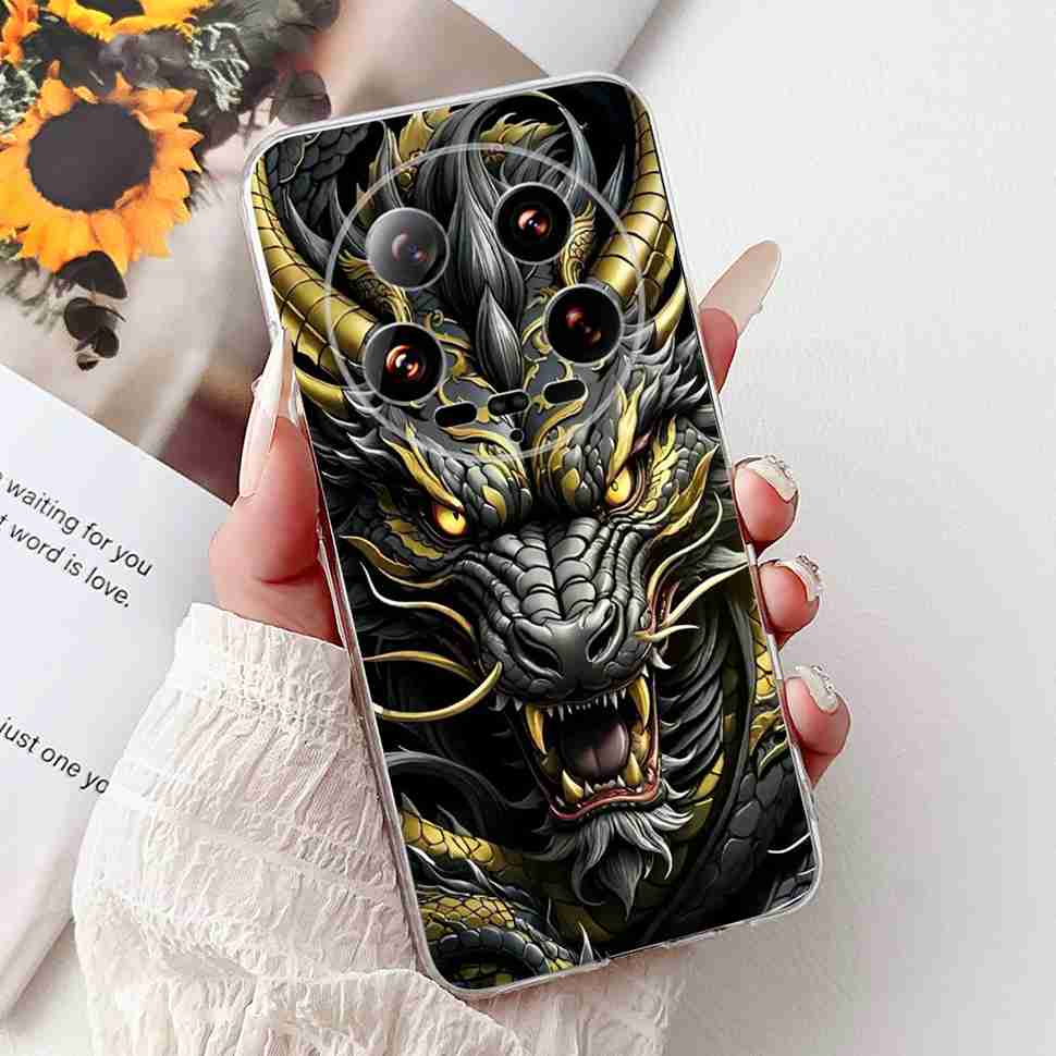 Case For Xiaomi 14 Ultra Butterfly Silicone Soft Phone Cover For Xiaomi Mi 14 Mi14 Ultra Shockproof Back Fundas Xiaomi 14Ultra