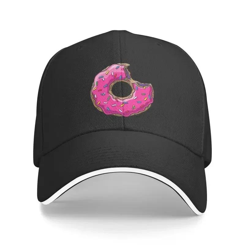 Fashion Donut Baseball Cap for Men Women Custom Adjustable Adult Doughnut Dad Hat Outdoor
