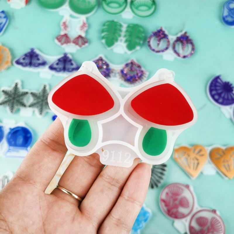 28 Peças Vários Estilos Brincos de Geometria Moldes de Silicone Adequados para Artesanato Diy com Epóxi Ornamento Pingente Fabricação de Chaveiros