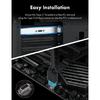 20Gb USB 3.2 Gen 2x2 USB-C Frontpanel Typ-C Adapter, Motherboard Header Verlängerungskabel, USB-C zu USB3.2 Typ-E Key-A 20-Pin