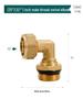 Aluminum-Plastic Pipe Clamp Sleeve 1216 - 4-Point Internal To 6-Point External Thread Copper Connector for Tap Water